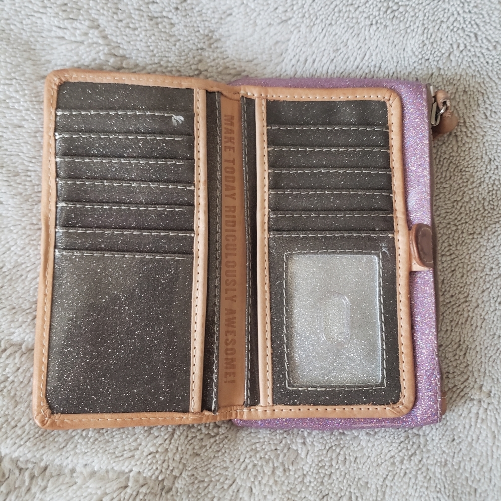 Consuela Purple Glitter Wallet - Picture 5 of 12
